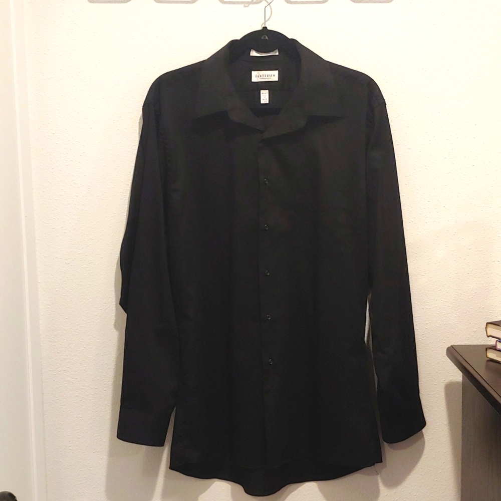 Van Heusen Wrinkle Free Dress shirt 17 neck XL